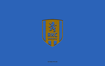 RKC Waalwijk, purple background, Dutch football team, RKC Waalwijk emblem, Eredivisie, Waalwijk, Netherlands, football, RKC Waalwijk logo HD wallpaper