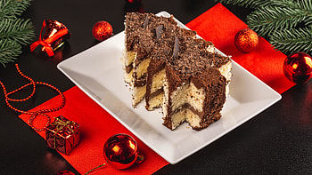 Christmas Cake, dessert, food, cake, christmas HD wallpaper