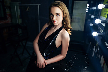 Julia Tavrina Model In Black Dress, girls, model, black-dress HD wallpaper