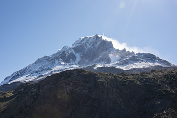 Nature, Mountain, Vertex, Top, Peak, Snow Covered, Snowbound, Slope HD wallpaper