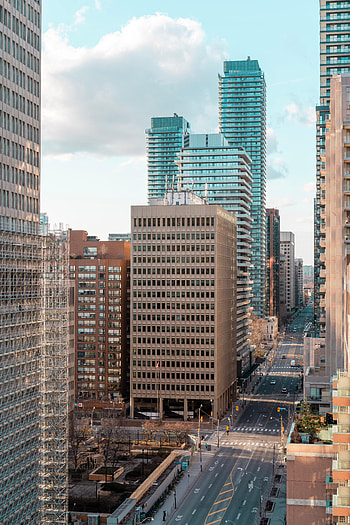 Cities, Architecture, City, Building, Road, Skyscrapers HD phone wallpaper