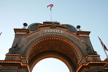 Tivoli Gardens, Copenhagen , Danish destination HD wallpaper