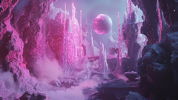 Dreamcore Escape: Ultra, dreamcore, fantasy landscape, Alien Planet HD wallpaper