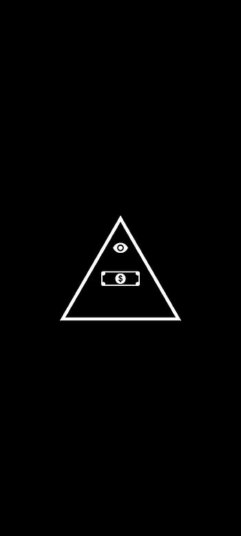 Money power, eye, illuminati, bill, devil eye, triangle, dollar HD phone wallpaper