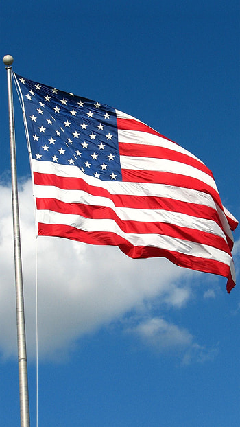 American flag, High definition, Patriotism, National pride HD phone wallpaper