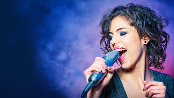 Karaoke singer, Stage presence, Energetic performances, Entertaining crowds HD wallpaper