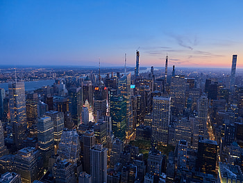 Cities, Architecture, City, Building, Evening HD wallpaper