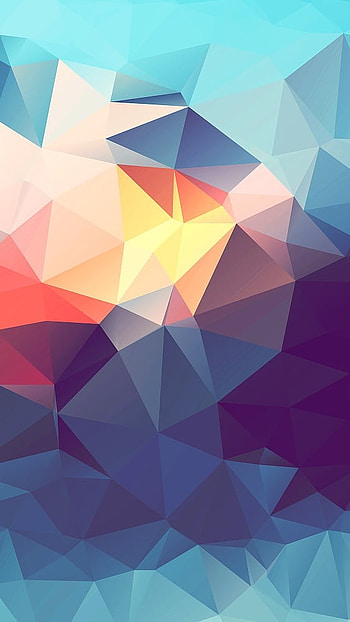 4 k, Geometric Triangle HD phone wallpaper