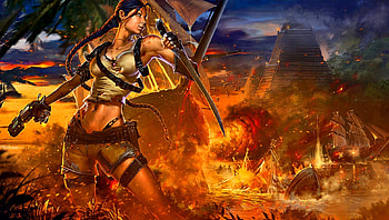 Forsaken World, sci-fi, adventure, women, fantasy HD wallpaper