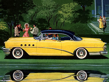 buick roadmaster 1955, retro, buick, vintage, cars HD wallpaper