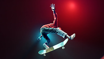 Frontside heelflip, Skateboarding HD wallpaper