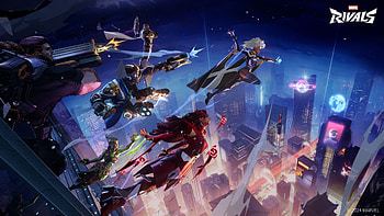 Marvel Rivals: Epic Battle in the City, video game, Marvel Rivals HD wallpaper