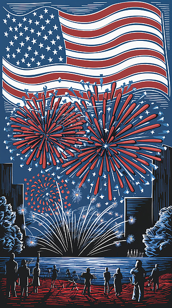 Celebrate Independence: 4th of July , fireworks, celebration HD phone wallpaper
