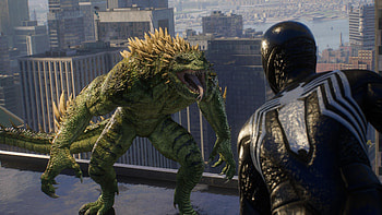 Lizard vs Spider-Man, lizard, spider man, Marvel's Spider-Man 2, video game, Lizard (Marvel Comics) HD wallpaper