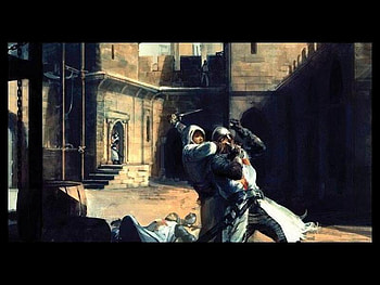 Assassin Attack, adventure, action, video game, attack, assassin creed, ubisoft, assassin HD wallpaper