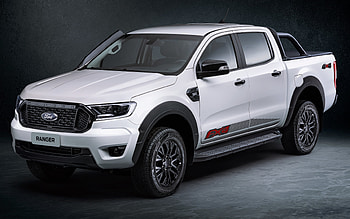 Ford Ranger FX4, front view, exterior, new white Ranger FX4, american cars, Ford HD wallpaper
