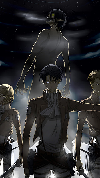 Eren Yeager, Levi Ackerman, Anime, Attack on Titan HD phone wallpaper
