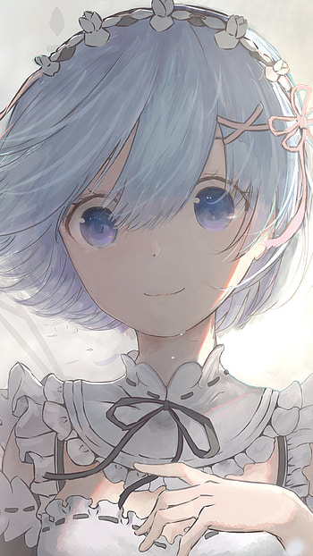 Rem's Moonlit Smile | Re:Zero Rem — Soft Maid | Blue-Glow Rem, Rem (Re:ZERO), Anime, Re:Zero - Starting Life in Another World HD phone wallpaper