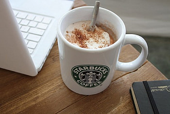 Food, Coffee, Table, Foam, Meerschaum, Notebook, Laptop, Wineglass, Goblet HD wallpaper