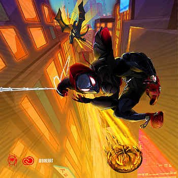 Spider-Man: Into the Spider-Verse, movie, fan artwork HD phone wallpaper