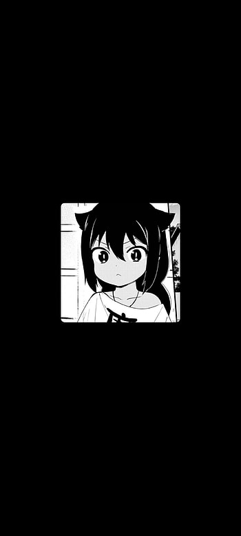 Anime Girl, kawaii, , black, manga HD phone wallpaper