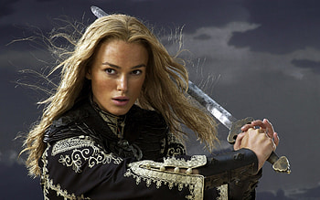 Will and Elizabeth Turner, Promotional , Pirate love, Classic HD wallpaper
