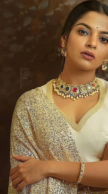 Nikila vimal, mallu aunty, saree lover HD phone wallpaper