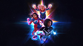 Marvelous Ensemble The Marvels, the-marvels, movies, 2023-movies, captain-marvel, monica-rambeau, ms-marvel HD wallpaper