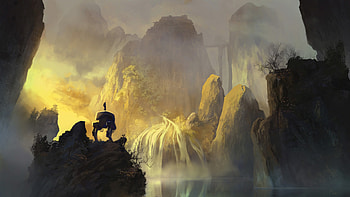 Art, Rocks, Loneliness, Robot, Alone, Lonely HD wallpaper