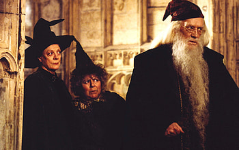 Albus Dumbledore, Hogwarts headmaster, Wise mentor, Powerful wizard HD wallpaper