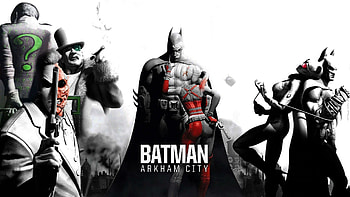 Batman: Arkham City, collection, High-resolution art, Batman's world HD wallpaper