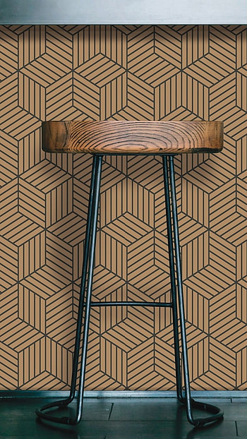 Peel And Stick Amazon, Striped Hexagon, Design, peel and stick amazon HD phone wallpaper