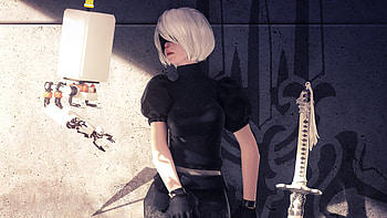 Nier Automata Game Art , nier-automata, games, artist, artwork, digital-art, deviantart HD wallpaper