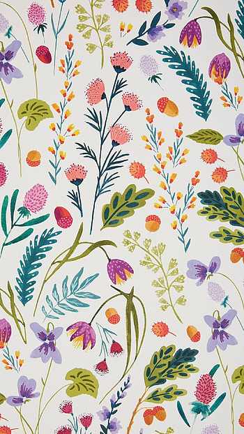 Anthropologie, Floral Tree, Textile Design HD phone wallpaper