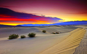 Desert vista, Nature's panorama, Sun-kissed tranquility, Remote wilderness HD wallpaper