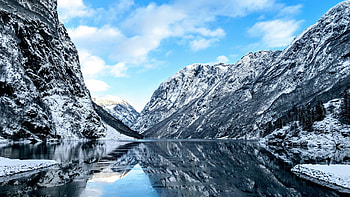 Norwegian rivers, High-definition , resolution, Scenic beauty HD wallpaper
