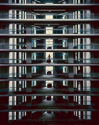 Windows, Architecture, Building, Minimalism, Panel, Panels, Floors HD phone wallpaper