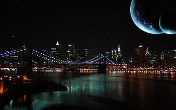 City Love , fantasy, 3d HD wallpaper