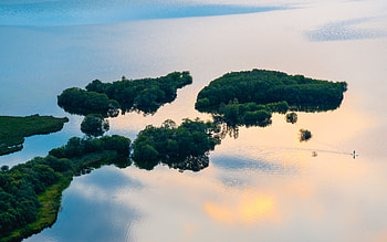 Nature, Water, Trees, Ripples, Ripple, Island HD wallpaper