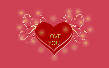 I U, Valentine, Valentines Day, love, Valentines, hearts, I love you, heart HD wallpaper