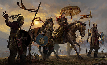 Queen's Convoy, fantasy, warrior, fantasy warrior HD wallpaper