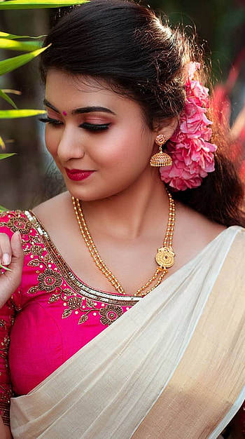 Ansu Anil, kerala model, gorgeous HD phone wallpaper