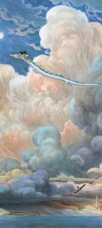 Spirited Away, art, Anime, nature HD phone wallpaper