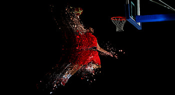 Basketball Artistic, basketball, sports, artist HD wallpaper