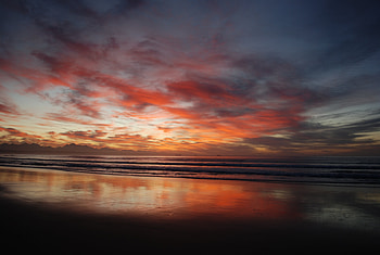 Sea Sunrise, sea, sunrise, nature HD wallpaper