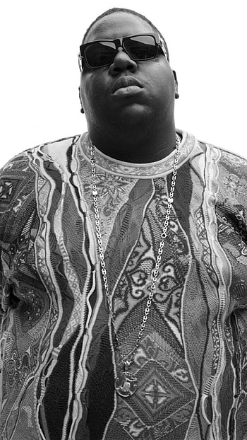 biggie smalls, celebrity, singer, bw HD phone wallpaper