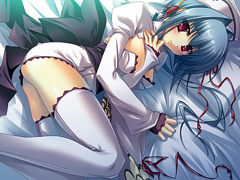 Baseson, wall, series, girls, anime HD wallpaper