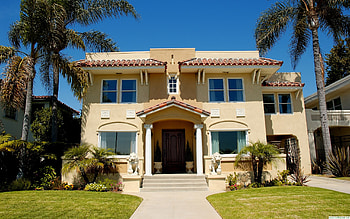 house, architecture, luxury, palm, garden, beautiful, flowers, home HD wallpaper