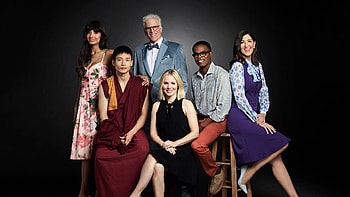 Cast, Tv Show, The Good Place, Ted Danson HD wallpaper