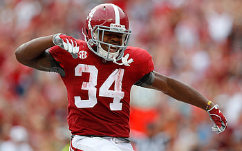 Damien Harris, American football quarterback, Alabama Crimson Tide, NFL, Alabama travels HD wallpaper